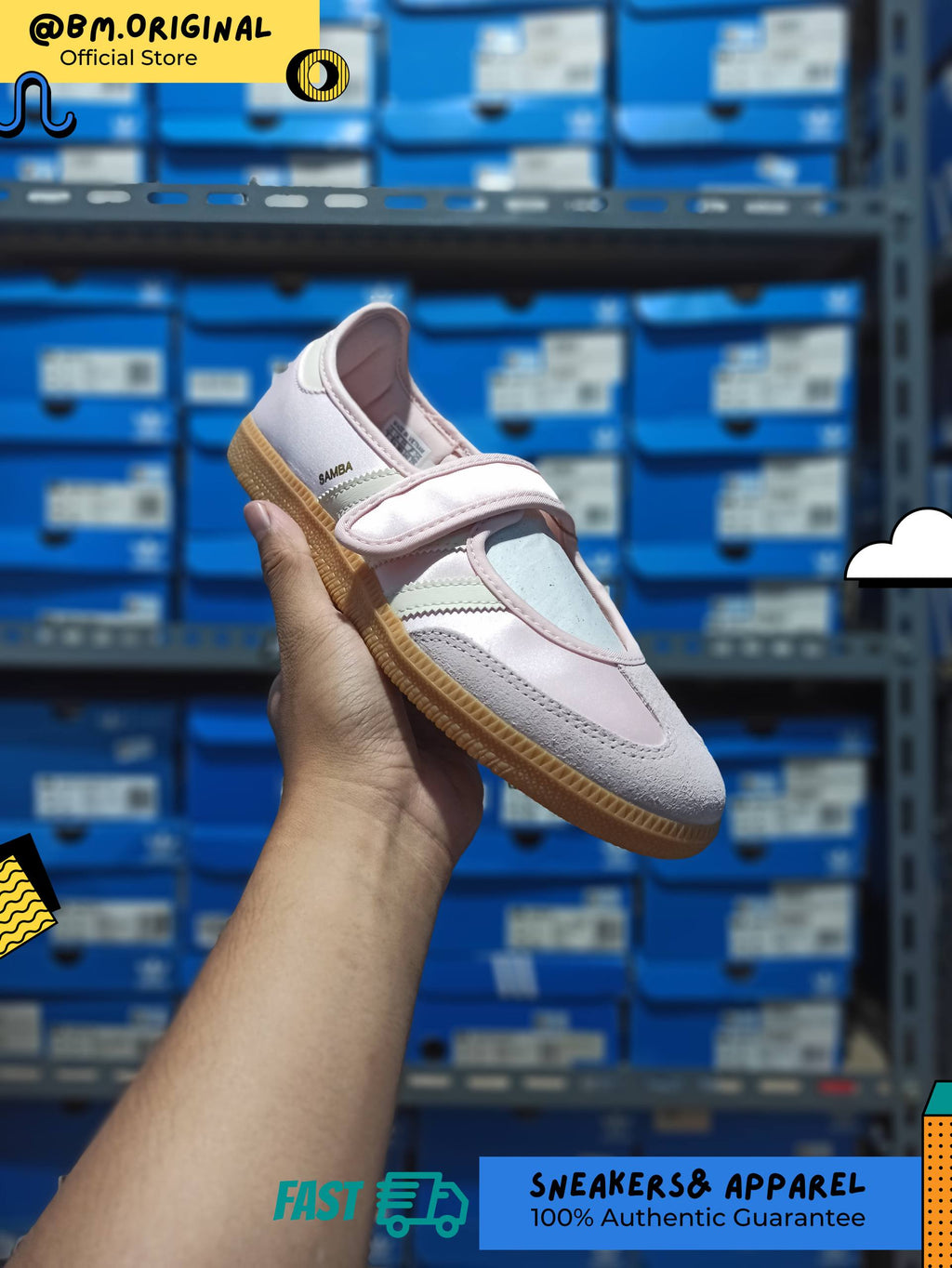 Adidas Samba JANE Sandy Pink Cream White Gum KI2775