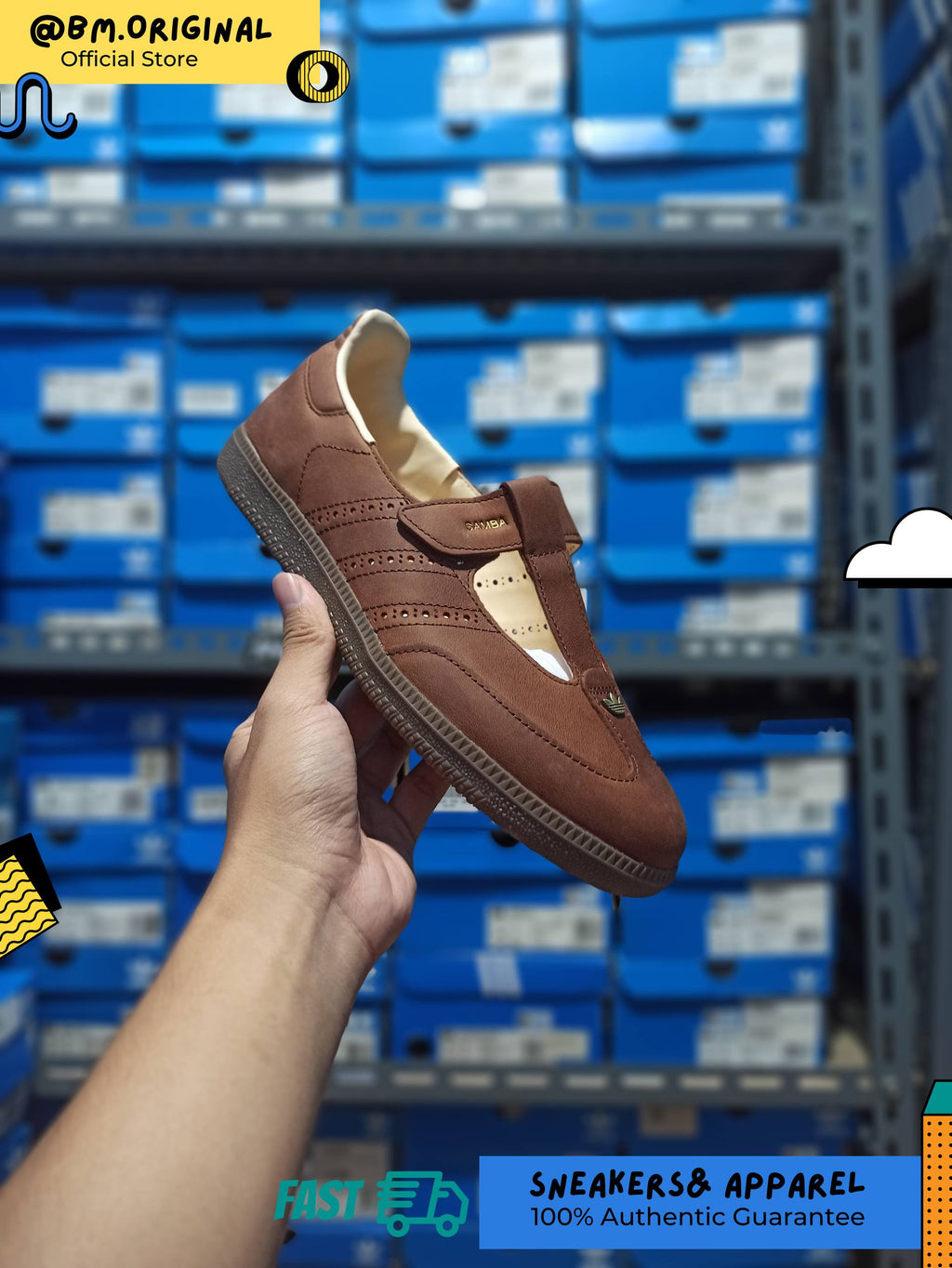 Adidas Samba JANE W Beige Multi Gum Leather HP7130