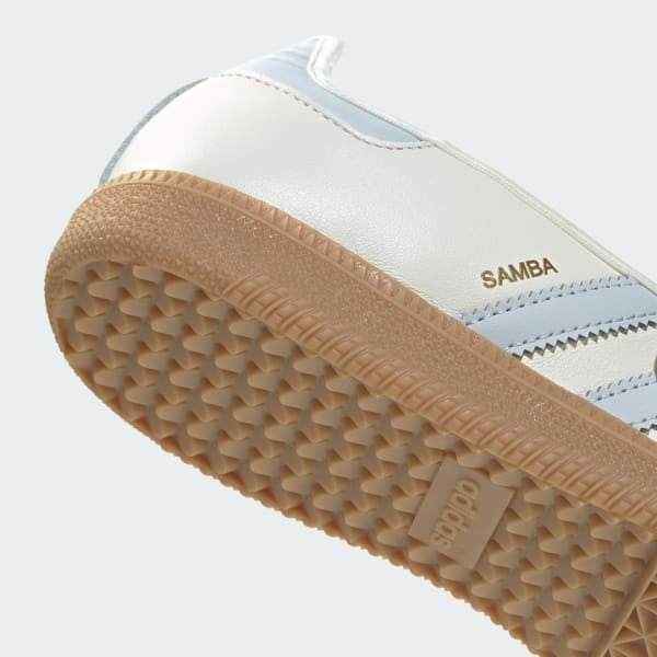 Adidas Samba JANE W Cloud White Gum Halo Blue JR7339