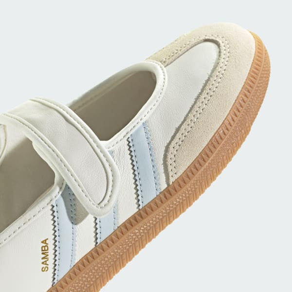 Adidas Samba JANE W Cloud White Gum Halo Blue JR7339