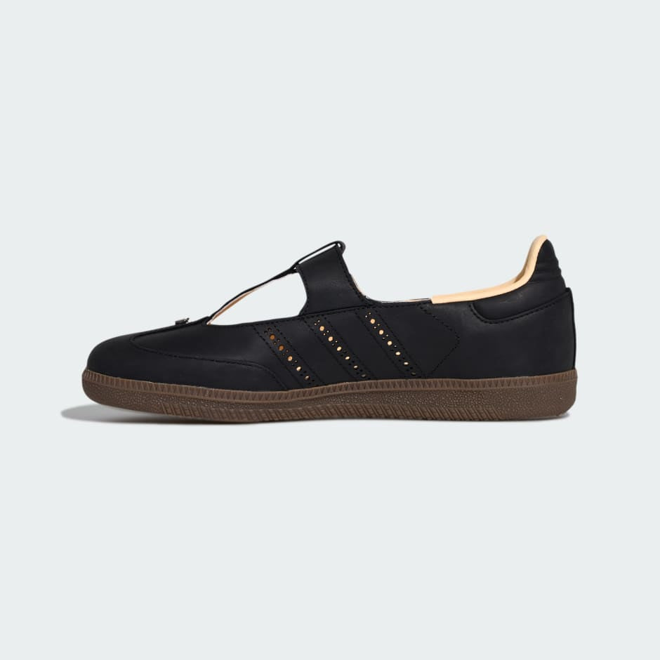 Adidas Samba JANE W Core Black Crystal Sand Gum Leather KJ3970