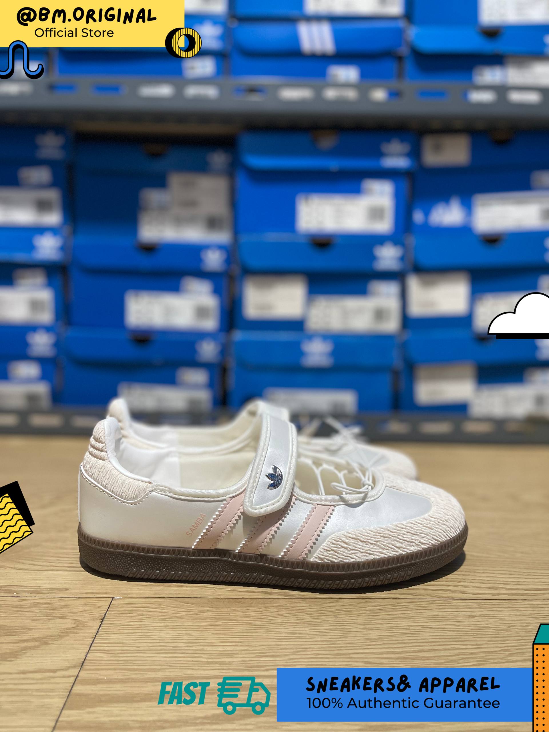 Adidas Samba JANE W Core White Chalk White Wonder Quartz JR4482