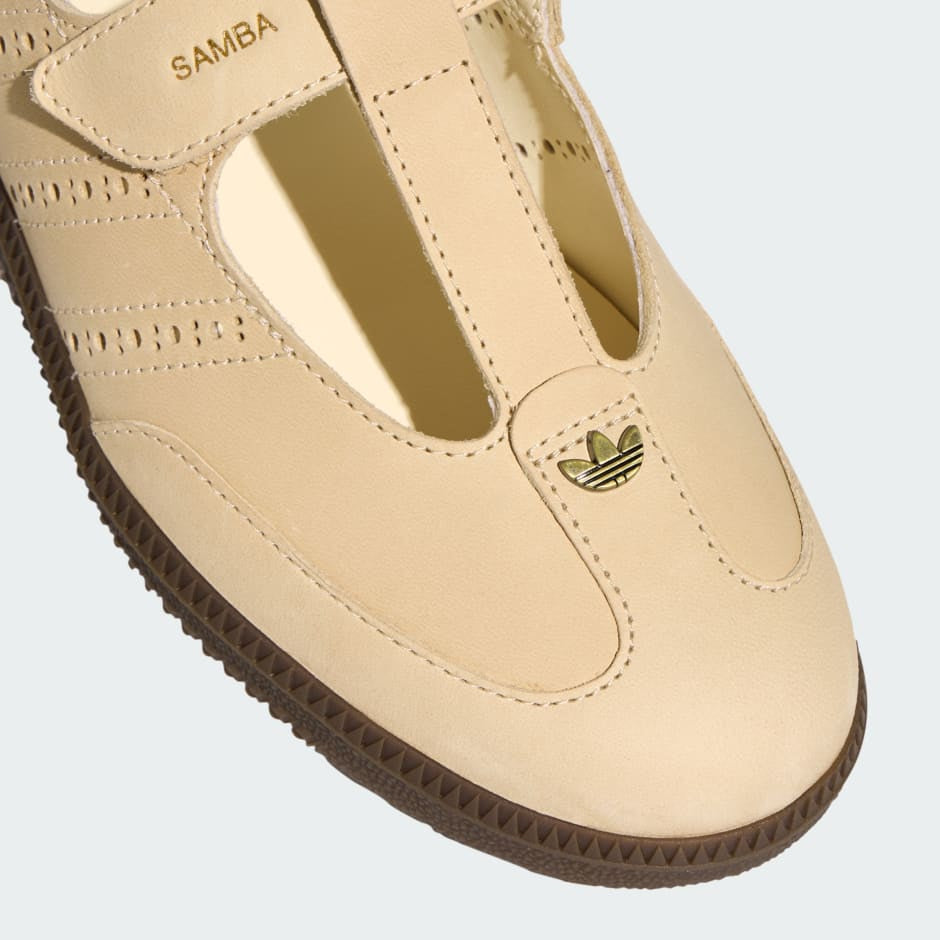 Adidas Samba JANE W Crystal Sand Cream White Gum Leather KJ3969