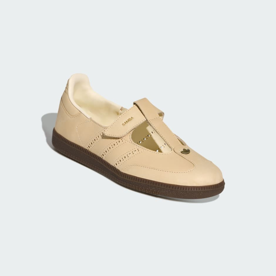Adidas Samba JANE W Crystal Sand Cream White Gum Leather KJ3969