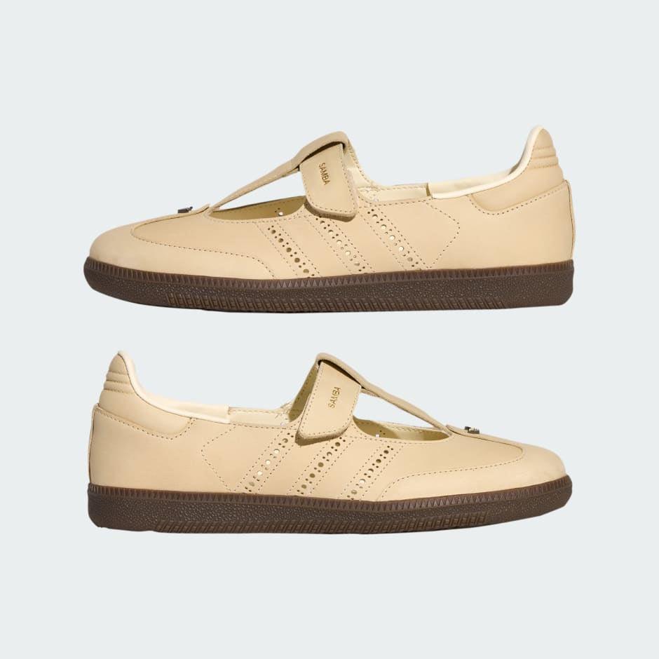 Adidas Samba JANE W Crystal Sand Cream White Gum Leather KJ3969