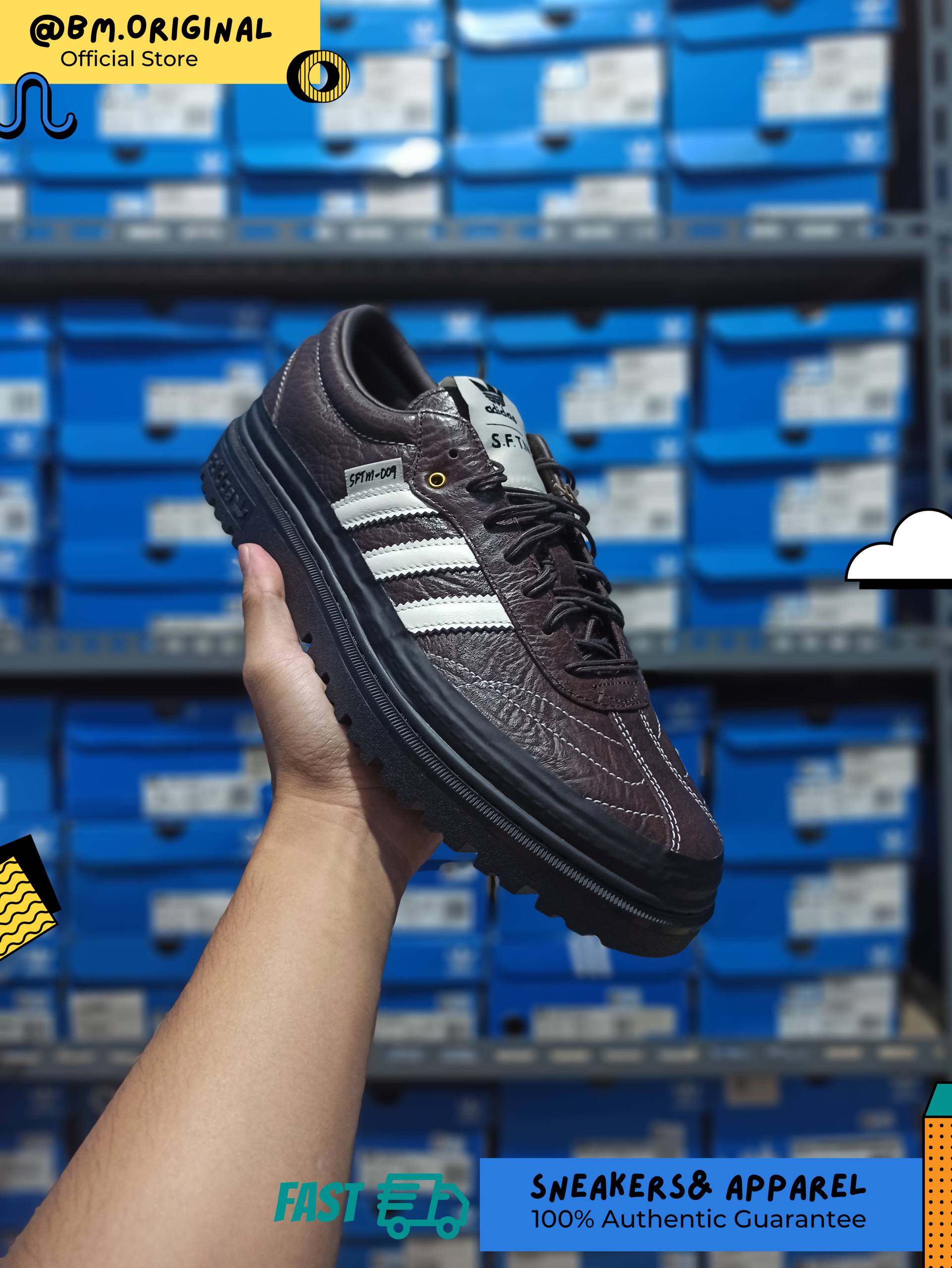 Adidas Samba LX Freizeit SFTM Song For The Mute AURORA Coffee Off White Core Black KI4762