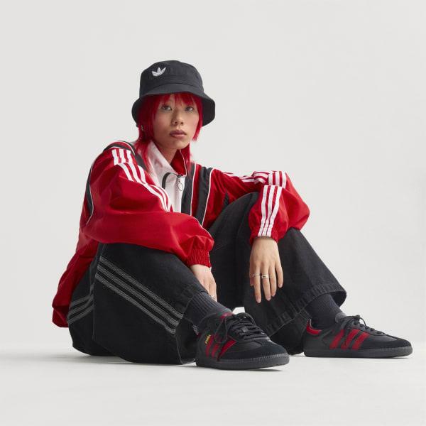 Adidas Samba Manchester United Core Black MUFC Red Core Black JQ4036