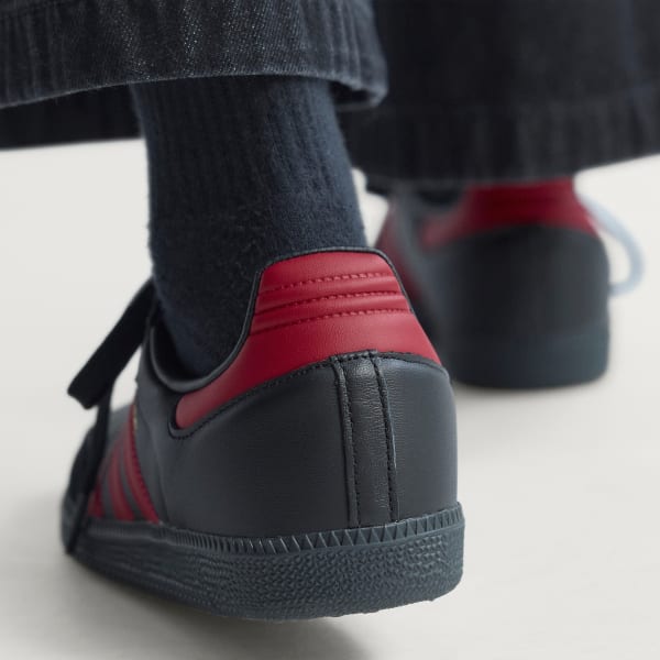 Adidas Samba Manchester United Core Black MUFC Red Core Black JQ4036