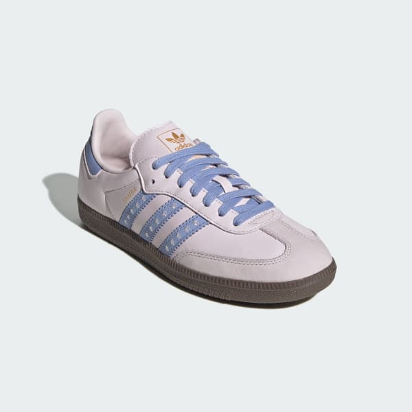 Adidas Samba OG Almost Pink Blue Spark Gum JR8822