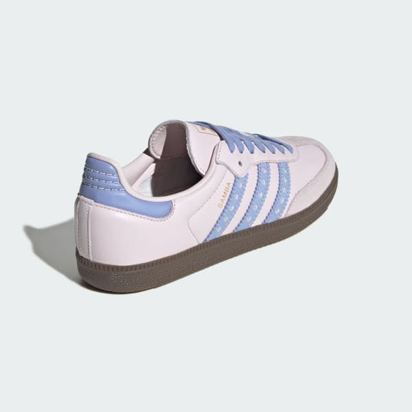 Adidas Samba OG Almost Pink Blue Spark Gum JR8822