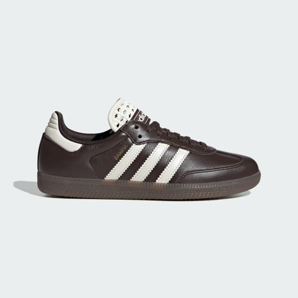 Adidas Samba OG Aurora Coffee Off White Gold Metallic IH3982