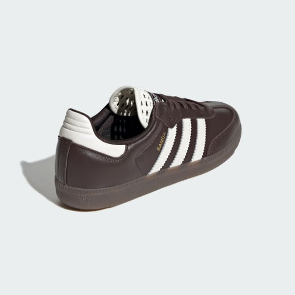 Adidas Samba OG Aurora Coffee Off White Gold Metallic IH3982