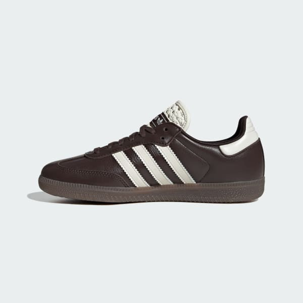 Adidas Samba OG Aurora Coffee Off White Gold Metallic IH3982