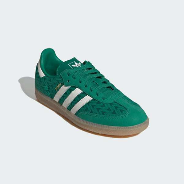 Adidas Samba OG Bold Green Off White Gold Metallic IH3976