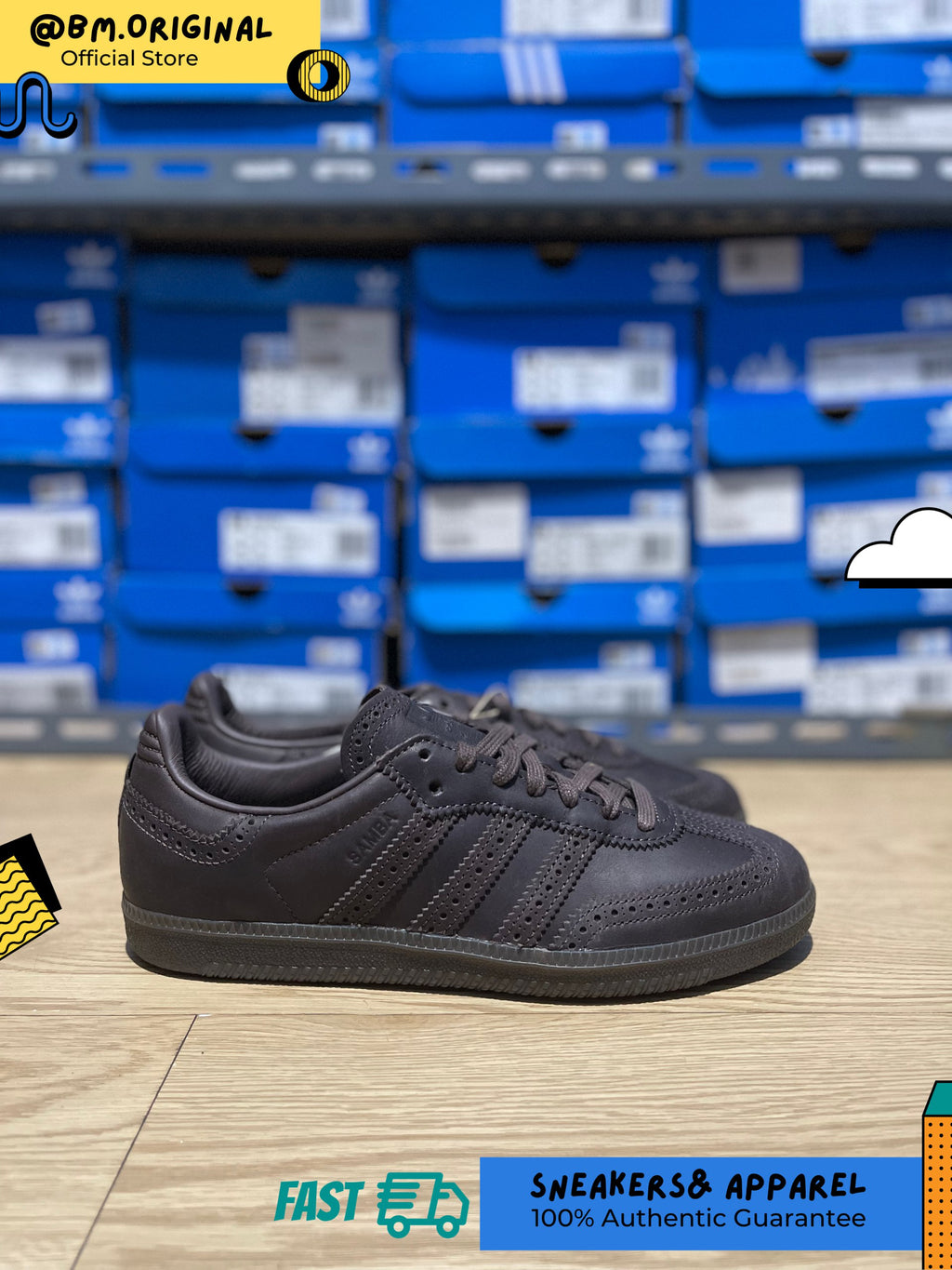 Adidas Samba OG Brown Gum JI3231