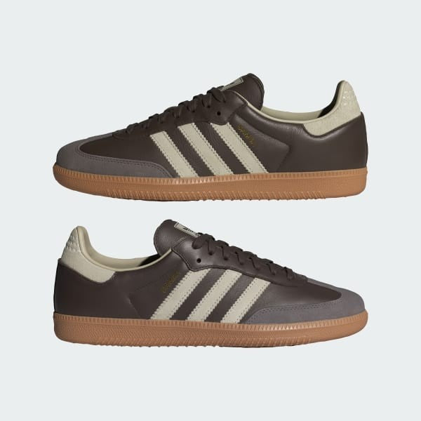 Adidas Samba OG Brown Putty Grey Gold Metallic ID1481