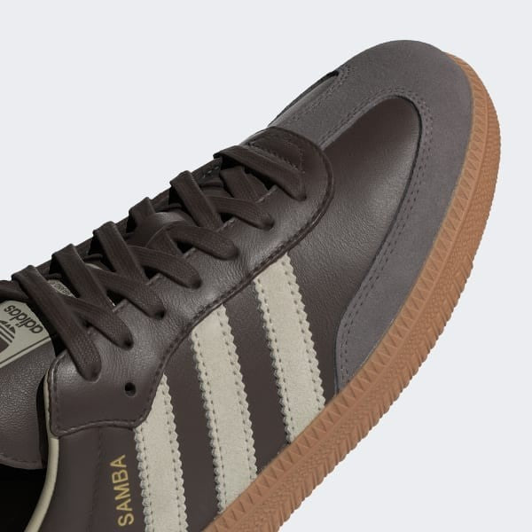 Adidas Samba OG Brown Putty Grey Gold Metallic ID1481