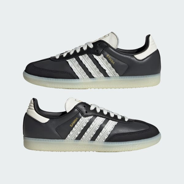 Adidas Samba OG Carbon Off White Core Black JR8831