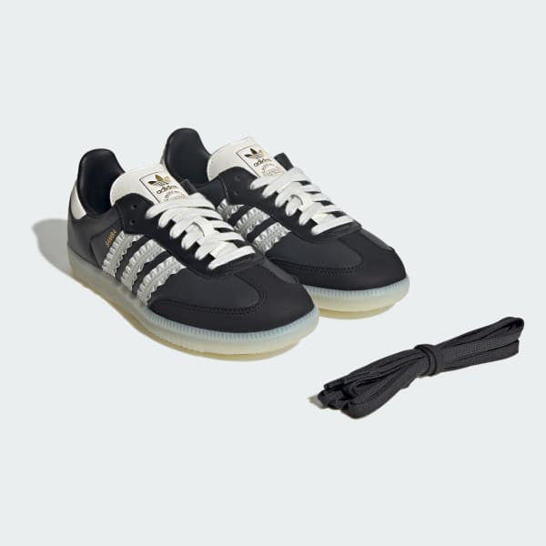 Adidas Samba OG Carbon Off White Core Black JR8831