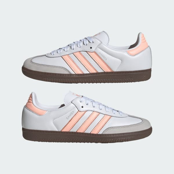 Adidas Samba OG Cloud White Clear Orange Semi Coral JH5687