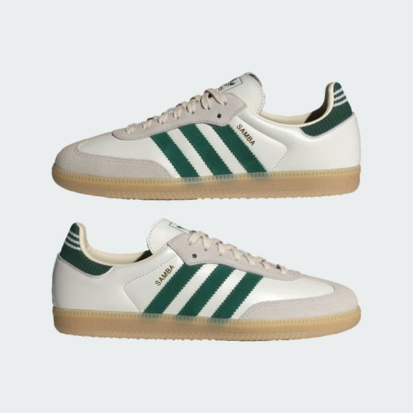 Adidas Samba OG Cloud White Collegiate Green Gum IH6844