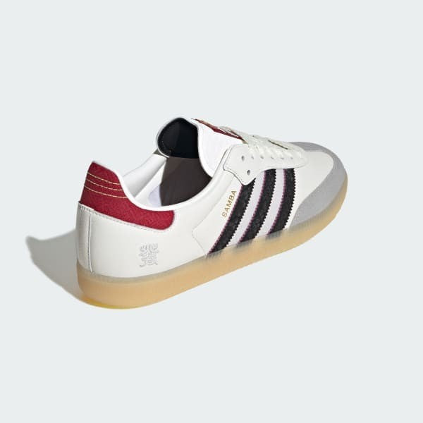 Adidas Samba OG Cloud White Core Black Active Maroon JQ5976