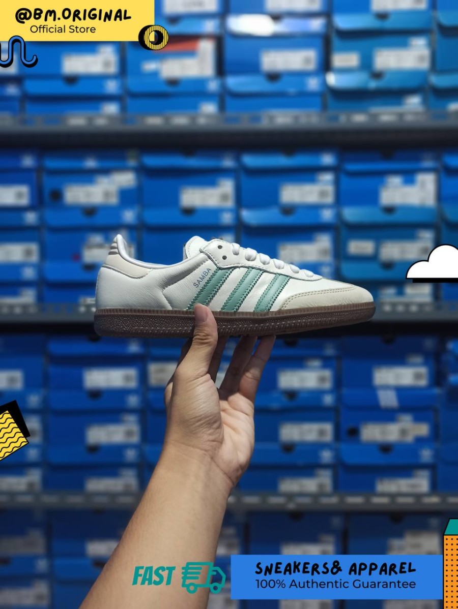 Adidas Samba OG Cloud White Hazy Green Wonder White IH2752