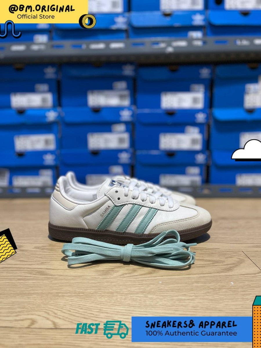 Adidas Samba OG Cloud White Hazy Green Wonder White IH2752
