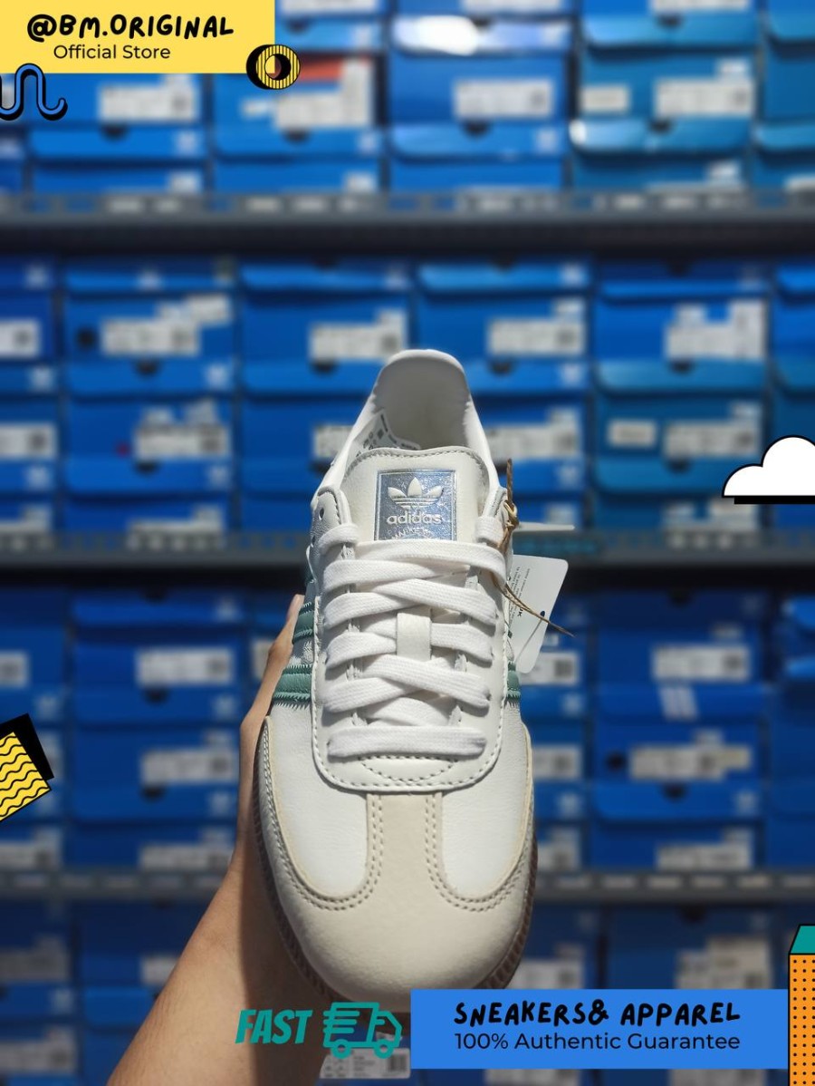Adidas Samba OG Cloud White Hazy Green Wonder White IH2752