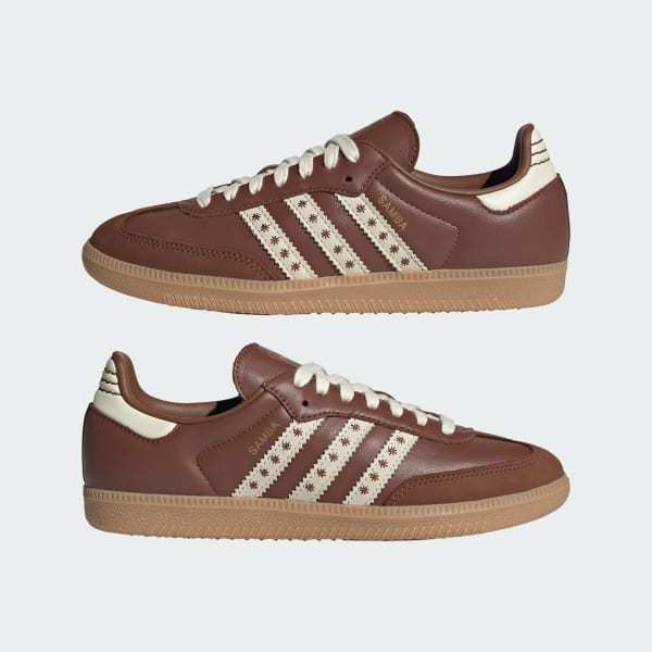 Adidas Samba OG Cloud White Preloved Brown Cream White JR8821