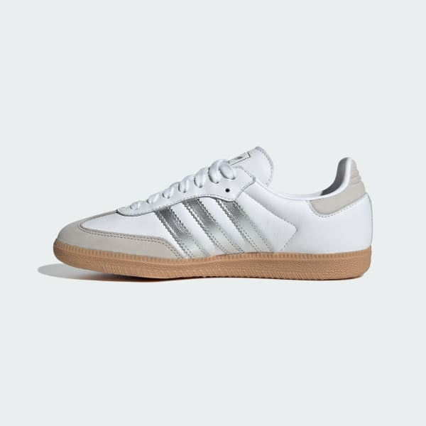 Adidas Samba OG Cloud White Silver Metallic Grey One JI2725