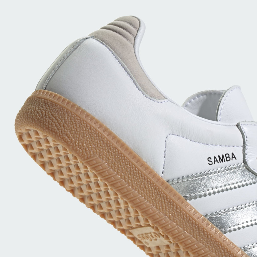 Adidas Samba OG Cloud White Silver Metallic Grey One JI2725