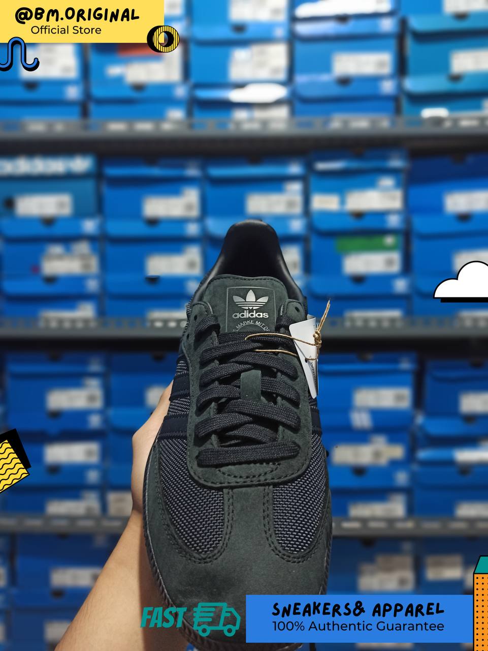 Adidas Samba OG Cordura Core Black Core Black Carbon JI4647