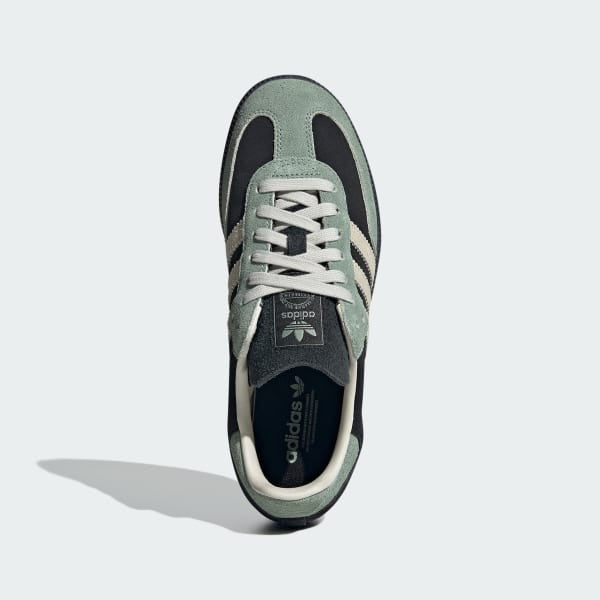 Adidas Samba OG Core Black Alumina Silver Green JI2680