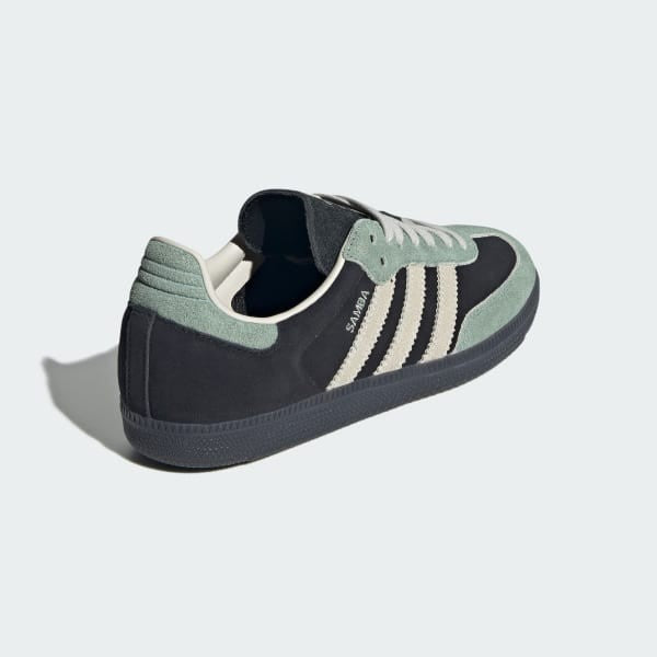 Adidas Samba OG Core Black Alumina Silver Green JI2680
