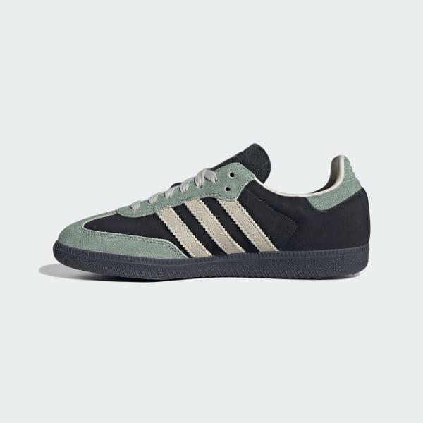 Adidas Samba OG Core Black Alumina Silver Green JI2680