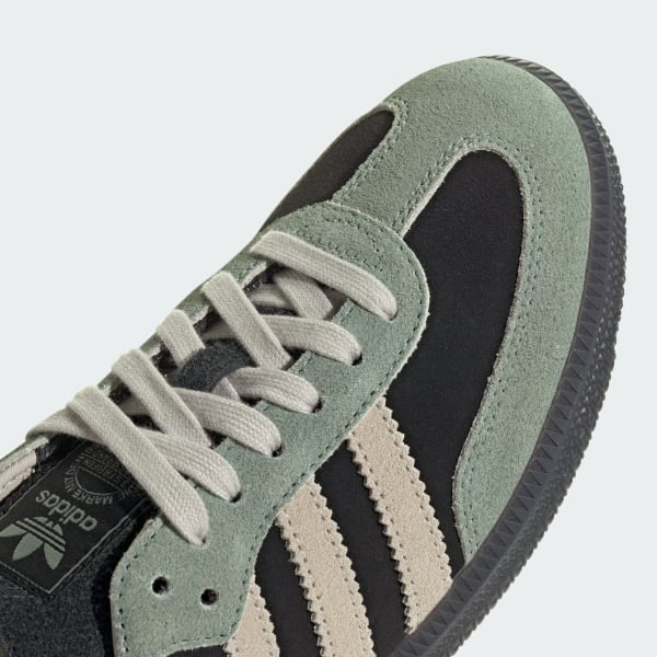 Adidas Samba OG Core Black Alumina Silver Green JI2680
