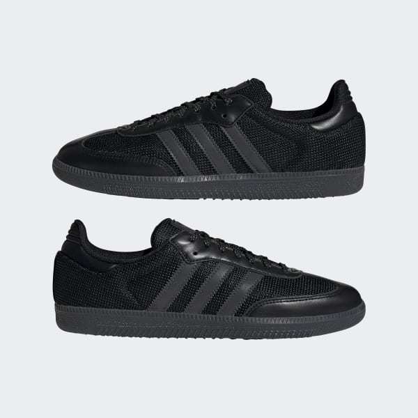 Adidas Samba OG Core Black Carbon Silver Metallic JR0901