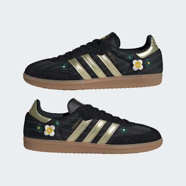 Adidas Samba OG Core Black Gold Metallic Gum IH1331