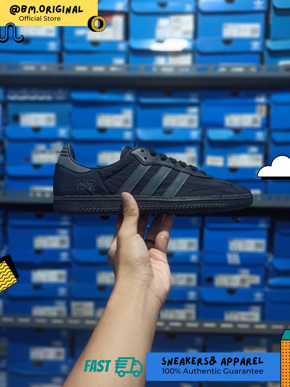 Adidas Samba OG Core Black Grey Five Core Black IE9133
