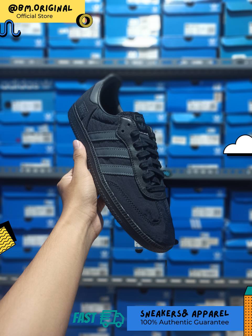 Adidas Samba OG Core Black Grey Five Core Black IE9133