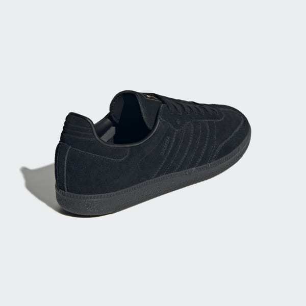Adidas Samba OG Core Black Grey Three Gold Metallic JR0887