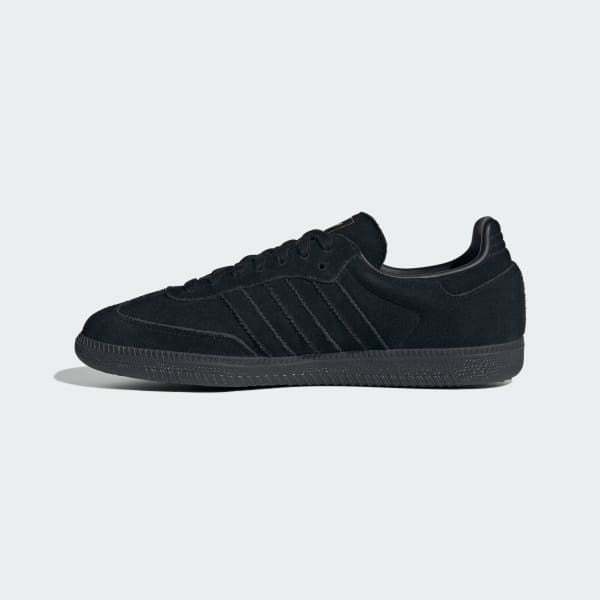 Adidas Samba OG Core Black Grey Three Gold Metallic JR0887