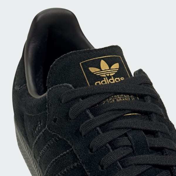 Adidas Samba OG Core Black Grey Three Gold Metallic JR0887