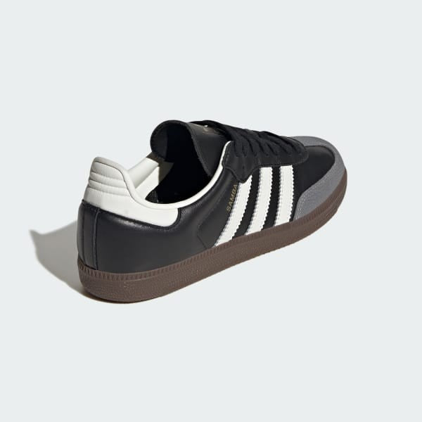 Adidas Samba OG Core Black Off White Gold Metallic JR8165