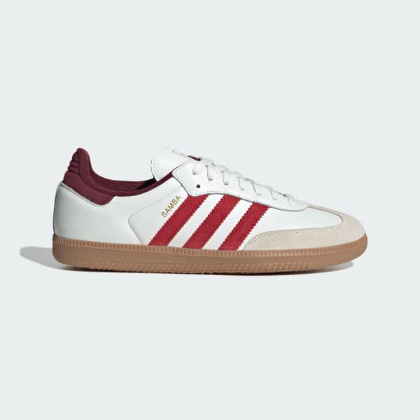 Adidas Samba OG Core White Better Scarlet Shadow Red JI3201