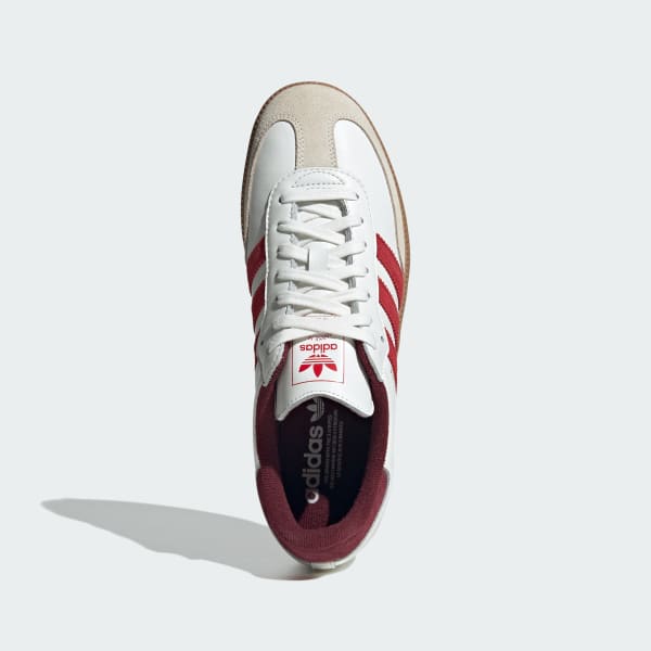 Adidas Samba OG Core White Better Scarlet Shadow Red JI3201
