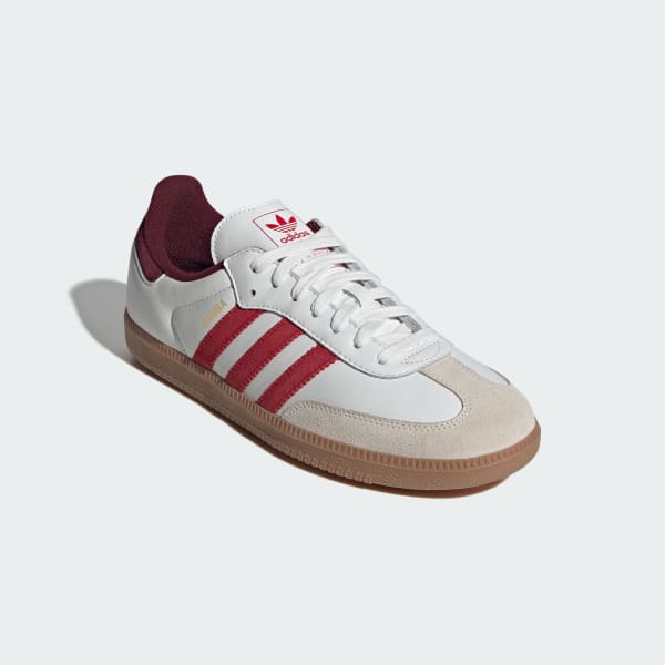 Adidas Samba OG Core White Better Scarlet Shadow Red JI3201