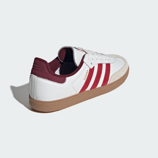 Adidas Samba OG Core White Better Scarlet Shadow Red JI3201