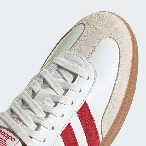 Adidas Samba OG Core White Better Scarlet Shadow Red JI3201